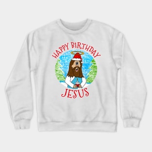 Happy Birthday Jesus Christmas Christian Church Xmas 2022 Crewneck Sweatshirt